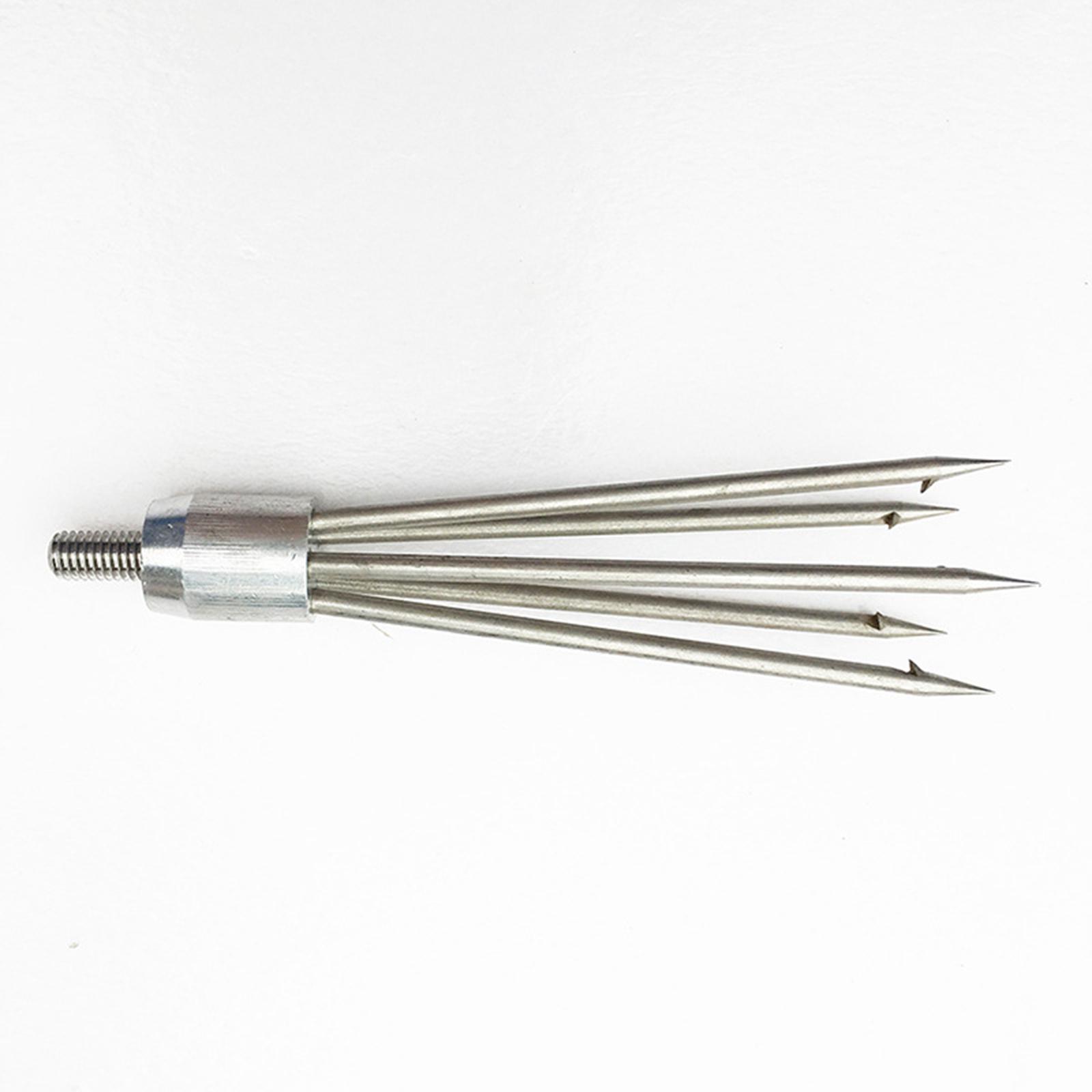Fishing Rod Spinning - Silver Outdoor Fishing Fork Harpoon Tip