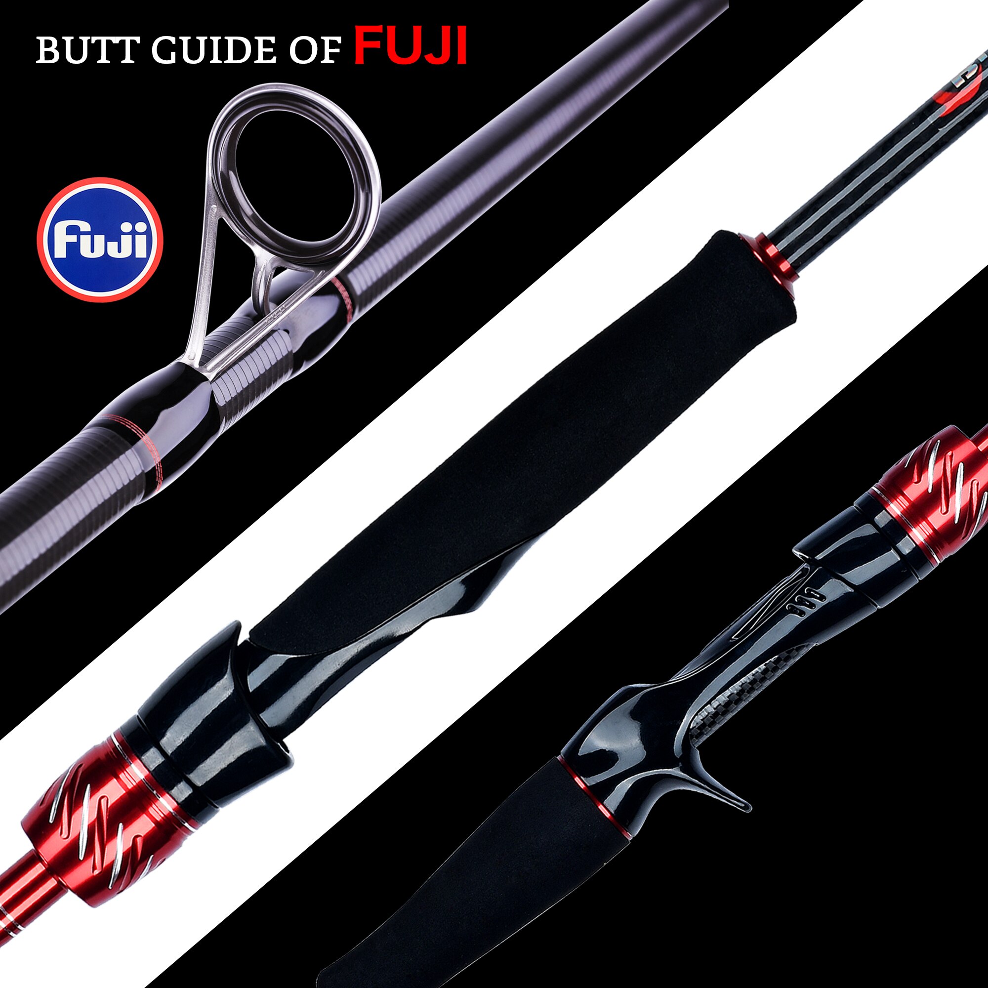 BIUTIFU Traveller Spinning Cas - Fishing Rod Surf recension och pris