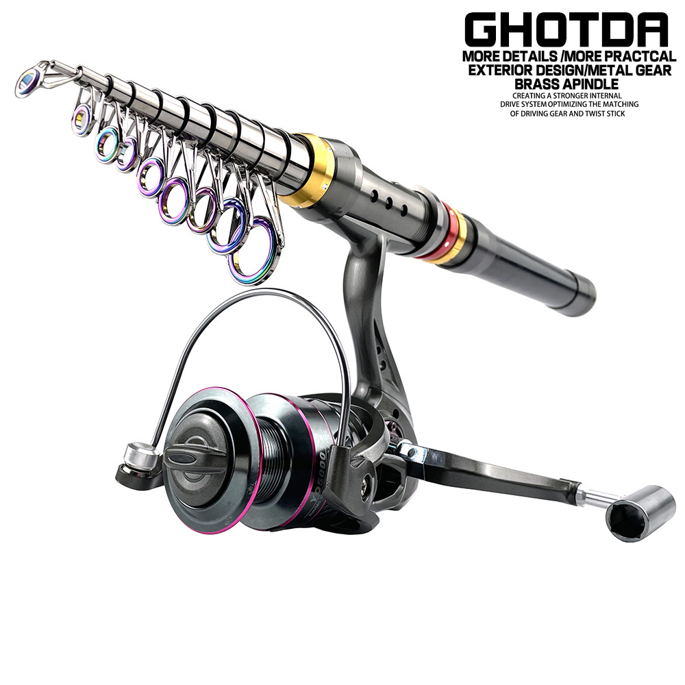 1.8-3.6m Carbon Fiber Spinning - Fishing Rod Surf recension och pris