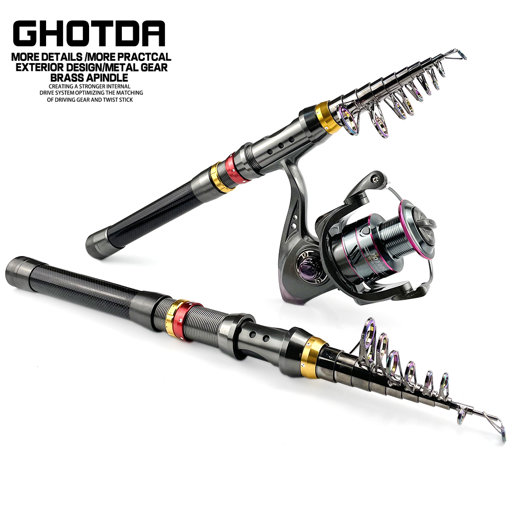 1.8-3.6m Carbon Fiber Spinning - Fishing Rod Surf recension och pris