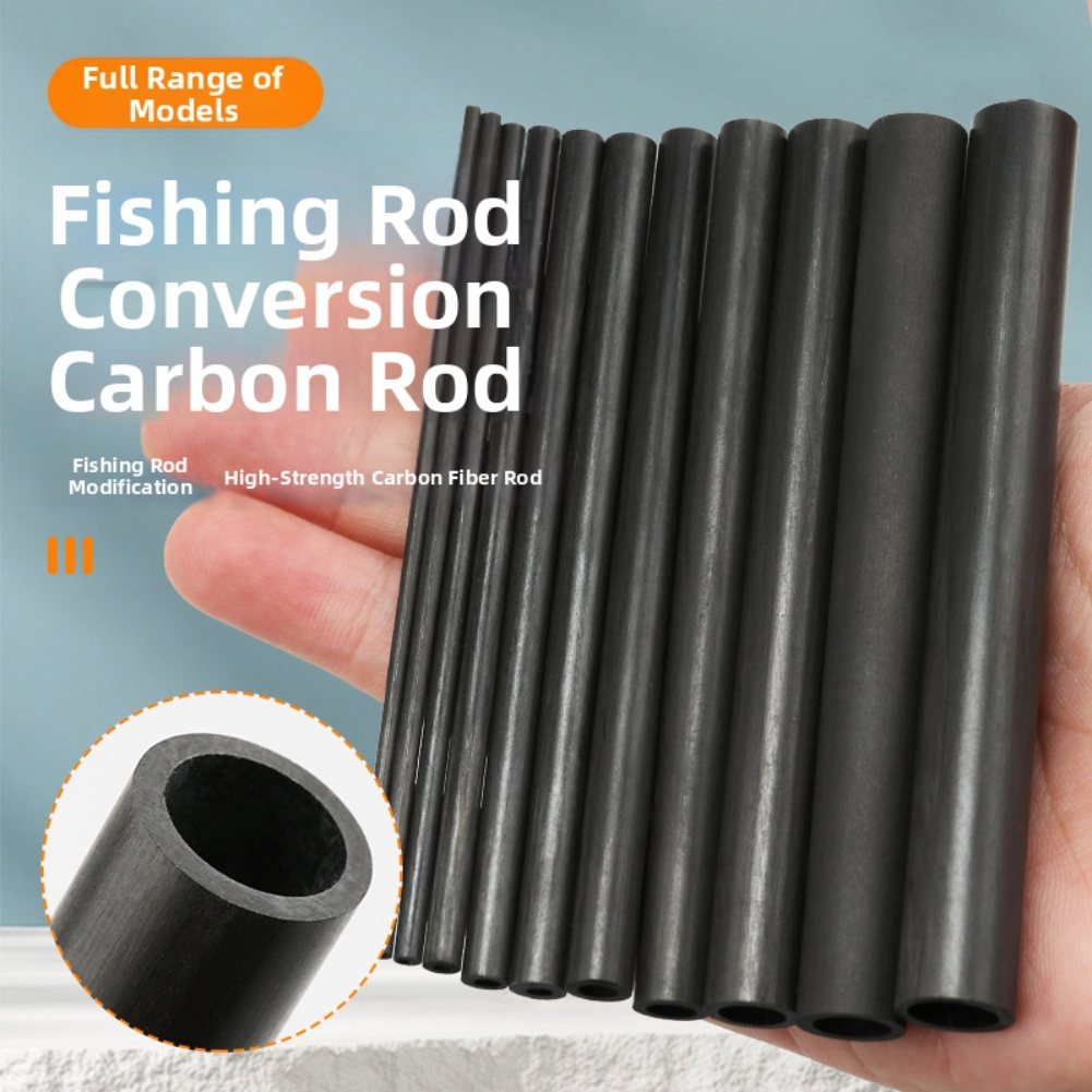 10cm Black Hollow Carbon Fiber - Fishing Rod Tip Replacement recension och pris