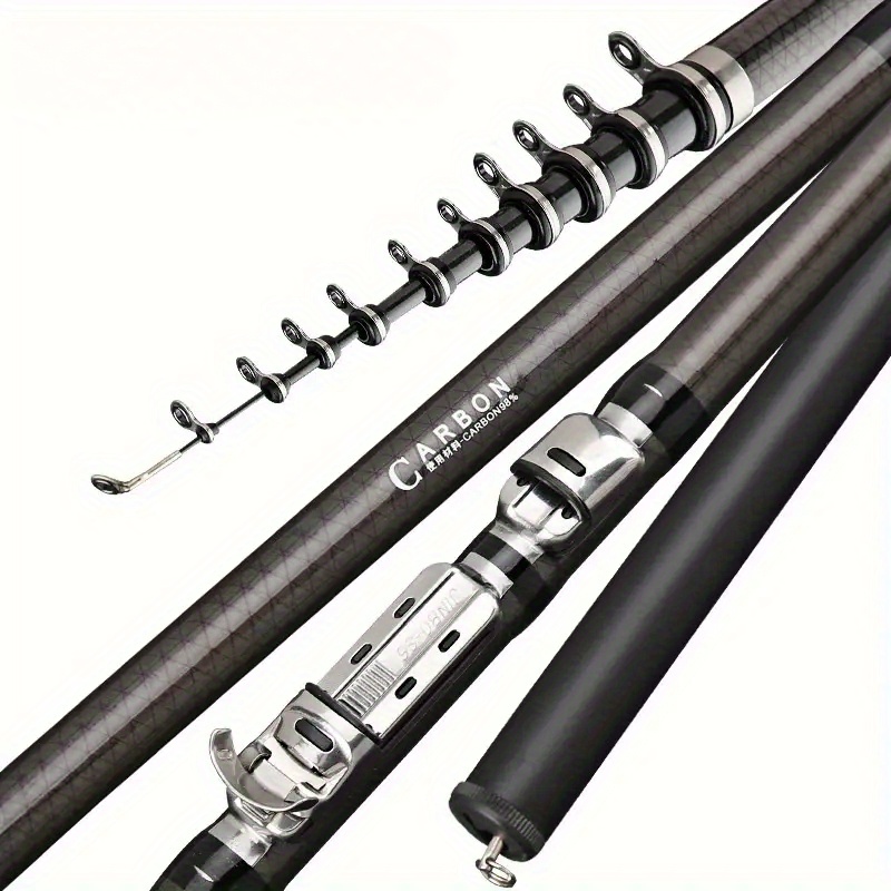 3.6-6.3m Carbon Fiber Telescop - Fishing Rod Surf recension och pris