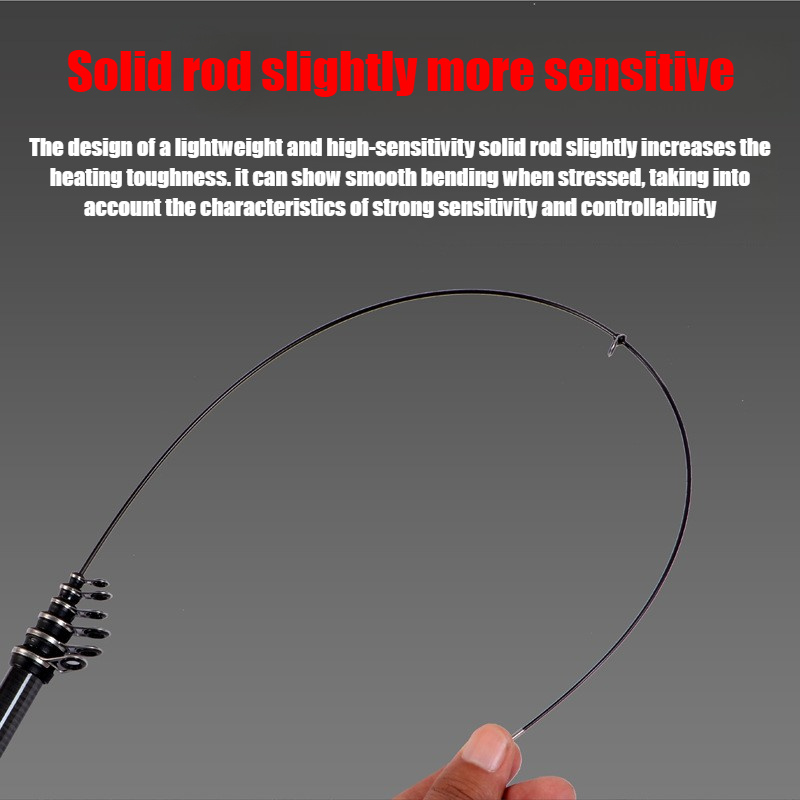 3.6-6.3m Carbon Fiber Telescop - Fishing Rod Surf recension och pris