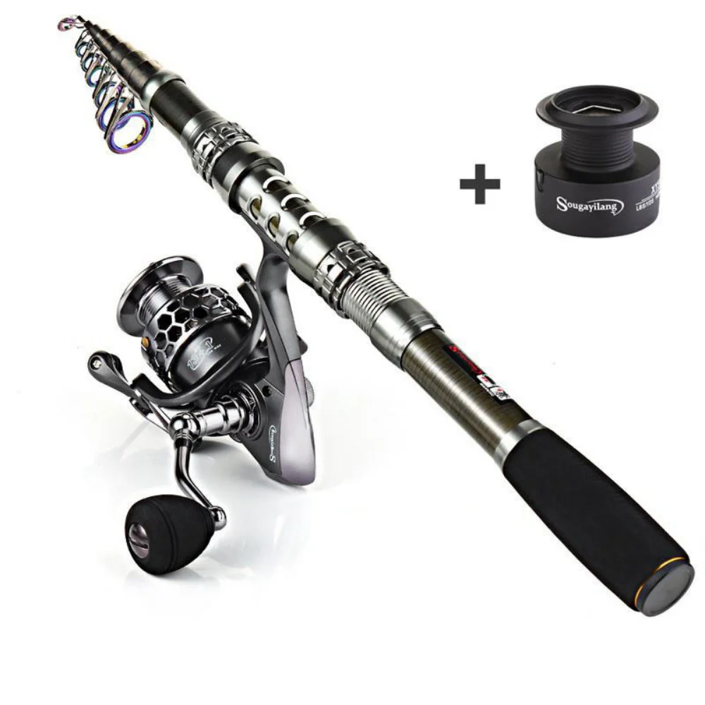 Sougayilang 1.8-3.3m Carbon Fi - Fishing Rod Surf recension och pris